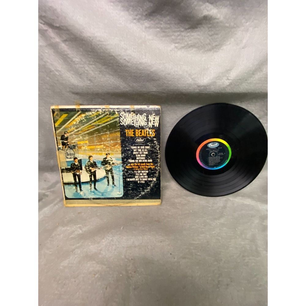 VINTAGE VINYL LP THE BEATLES SOMETHING NEW CAPITOL ‎ T-2108 HI-FIDELITY